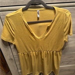 Mustard Short Sleeve